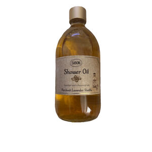 Sabon Shower Oil patchouli lavender vanilla 16.9 Oz
